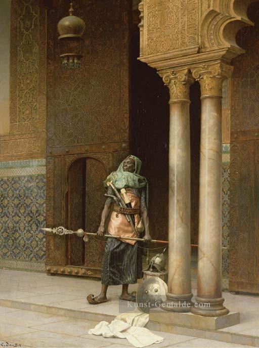 stolzer Wachmann Ludwig Deutsch Orientalismus Araber Ölgemälde